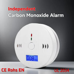 Carbon Monoxide Smoke Detector, CO and Smoke Alarm, Combination CO Alarm,Fire Alarm for Home and Kitchen, 2 in 1