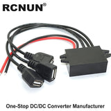 DC DC Converter 12V 24V to 5V 6A 30W Car Power Converters Triple USB Output Power Adapter