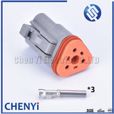 Deutsch Waterproof Connector With Fixed Flange Plug DT04-2P-L012 DT04-4P-L012 DT04-6P-L012 DT04-8P-L012 DT04-12P-L012 DT06-2S