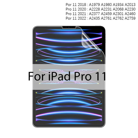 Like Paper Film Screen Protector For Ipad Pro 13 12.9 11 2024 M4 Air 4 5 3 10th 9th 8th 7th Generation Mini 6 Matte Film Writer