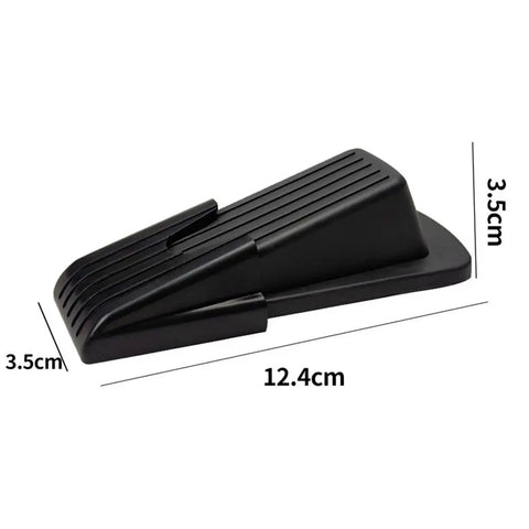 Silicone Door Stopper Self Adhesive Strong Suction Wall Protectors Hidden Mute Anti Collision Floor Holder 12.4*12.4*3.5cm