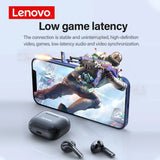 New Lenovo LP40 Earphones TWS Wireless Bluetooth Earbuds Bass Touch Control Stereo Noise Reduction Long Standby Original Choice