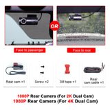 Customized 4K HD Plug and play WIFi Car DV Dual Lens For Great Wall Haval H3 Video Recorder Recording Devices APP control