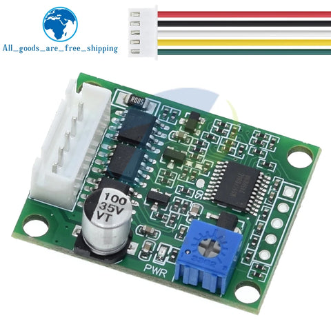 TZT DC 6-20V 60W 12V Brushless Motor Driver Board BLDC Speed Controller 3 Phase Governor Hallless Switch Module With Cable