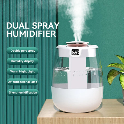 Xiaomi MIJIA Air Humidifier 1300ML Aroma Humidifier Double Spray Port Essential Oil Diffuser USB With Light For Home Office