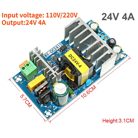 AC 85-265V to DC 5V 12V 24V  step down Transformer power supply  1A 2A 4A 6A 8A 9A  13A switching power module  bare board