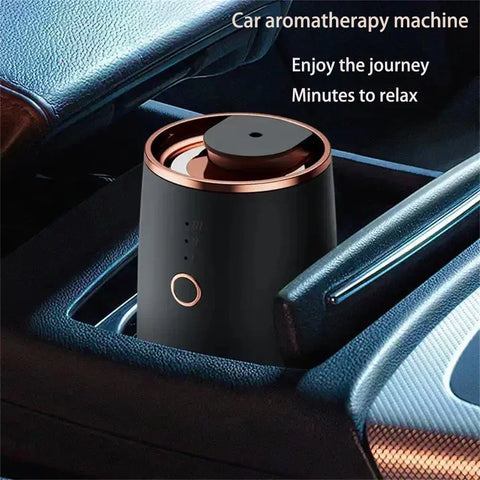 Waterless Essential Oil Aromatherapy Diffuser Office Desktop Portable Electric for Spa Home Mini Car Spray Timing 9 LED Lights