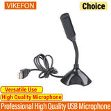 Professional High Quality Adjustable USB Microphone For Laptop And Computer Studio Singing Gaming Streaming Mikrofon Stand Mic