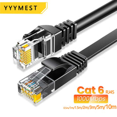 Ethernet Cable Cat6 Gigabit High Speed 1000Mbps Internet Cable RJ45 Shielded Network LAN Cord for Laptop Router PC PS5 4 3 Xbox