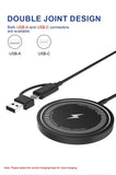 Magnetic 30W Wireless Charger Pad Stand for iPhone 15 14 13 12 11 Pro Max Airpods PD And USB A Phone Chargers Fast Charging Dock