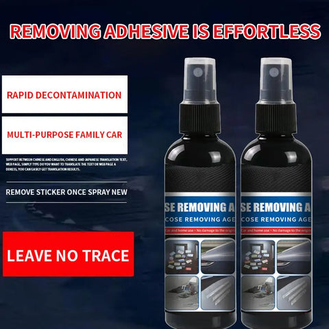 Adhesive Remover Spray Metal Wood Car Emblem And Label Removal Car Label Remover Safe For Glass Adhesive Remover For Wall