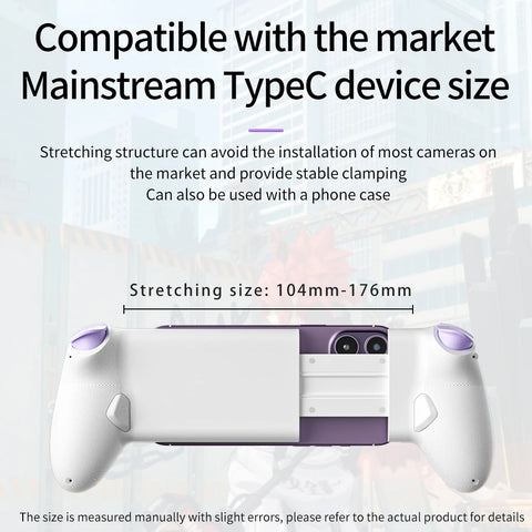 AOLION  L10 Mobile Phone Gamepad Hall Effect Game Controller for iPhone 15 Android Cellphone Cloud Gaming Xbox Game Pass STADIA