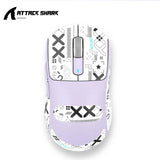 Attack Shark X3 Wireless Mouse ,Macro Gaming  Mouse, 49g Lightweight Mouse,PixArt PAW3395 650IPS 26000dpi,mouse pad/PC/laptop