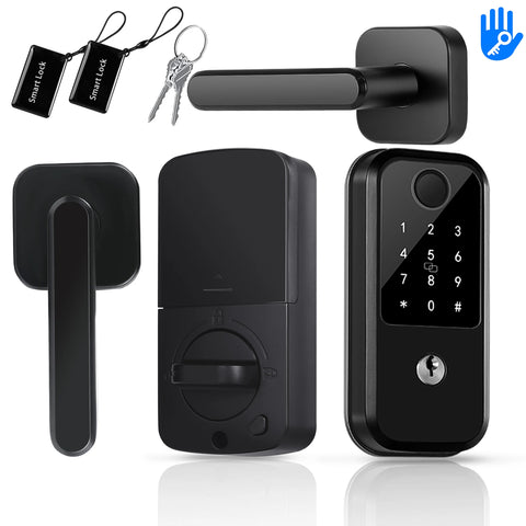 Smart Deadbolt lock of TTLOCK bluetooth APP Fingerprint Door Lock, Keyless Entry Door Lock Door Digital Electronic Lock for home