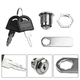 Drawer Cabinet Lock Mail Box Locker Cam Lock Cupboard Door Tongue Lock With 2 Key Furniture Hardware