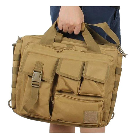 New  Backpack Tactical Molle Nylon Messenger Shoulder Bag Laptop Handbags Briefcase Outdoor Multifunction Climbing Bag