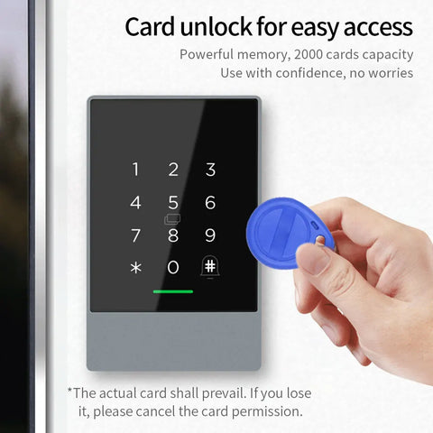 TTLOCK K3/K3F Fingerprint Access Control Door System Opener for Intercom Nfc Bluetooth Electric Gate Keypad 13.56Mhz RFID Card