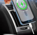 Mini Car Magnetic Wireless Charger For Magsafe iPhone 16 15 14 13 12 Pro Max Car Phone Holder Stand Mount Fast Charging Station