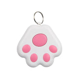 Dog Paw Shape Mini Smart GPS Tracker Keys Finder Locator Bluetooth Anti Lost Alarm Sensor Device Tracker For Kids Pets Luggage