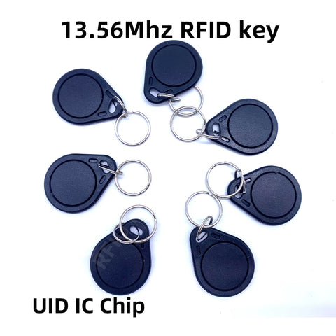 10pcs Waterproof 13.56MHz UID Keyfob Tag RFID Access Control Clone Key Card Token Writable Clone Changeable Keyfob