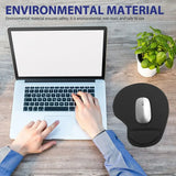 Ergonomic Wrist Rest Mouse Pad Comfortable Wrist Support Non Slip Mice Mat Soft Mousepad For PC Laptop Computer