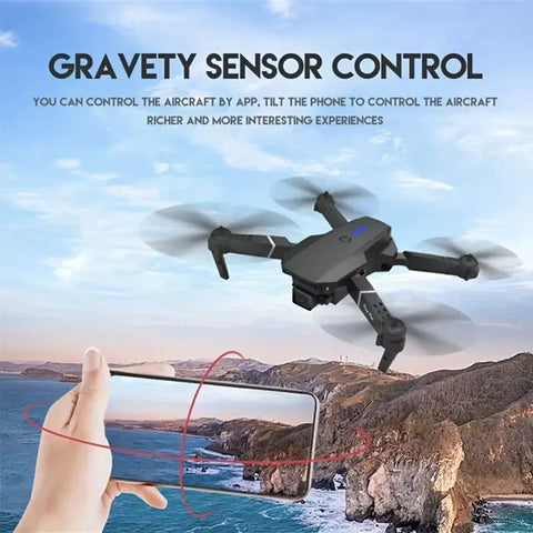 New E88Pro RC Drone 4K Professinal With 1080P Wide Angle Dual HD Camera Foldable RC Helicopter WIFI FPV Height Hold Apron Sell