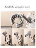 Metal Liberation Hands Wall Hanging Hair Dryer Rack