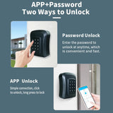 Tuya TTLock APP Key Box Outdoor IP65 Waterproof Smart Password Anti-theft Box Safe Security Intelligent Metal Smart Wall Mount