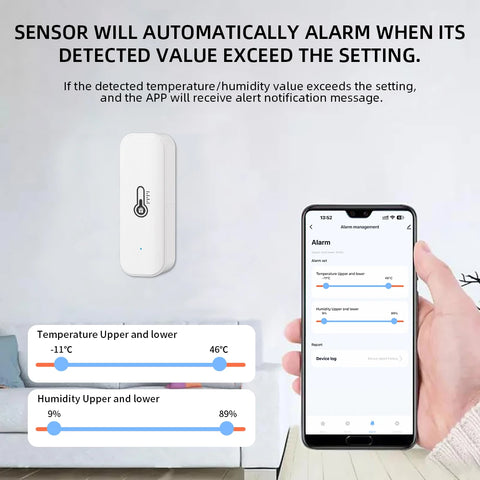 Tuya Zigbee/WiFi Temperature &amp; Humidity Sensor