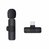 Wireless Lavalier Microphone for iPhone Android Handy Microphone Plug Play Wireless Microphone for Interview YouTube TikTok