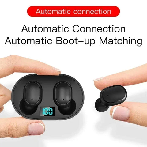 E6S Wireless Bluetooth Earphones TWS Bluetooth Headset Wireless Earbuds Noise Cancelling Earphones with Microphone Headphones