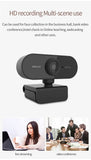 1080P HD Mini Webcam with microphone, usb interface supports laptop desktop computer, suitable for live video call conference