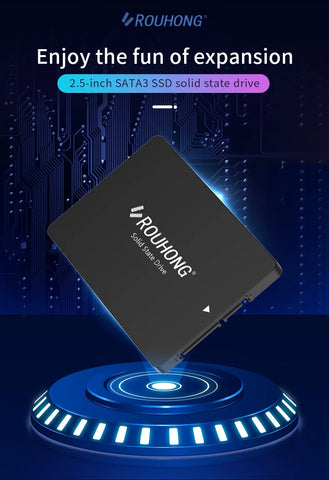 ROUHONG SATA3 SSD 256GB 128GB 480GB 512GB 240GB 1TB Hdd 2.5 Hard Disk Disc Internal Solid State Drive 240 GB for Laptop Desktop