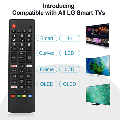 Tv Remote Control Akb 75675304   For Smart Tvs Compatible with Tv Models 32Lm5620Bpua 32Lm570Bpua 32Lm620Bpua 32Lm630B