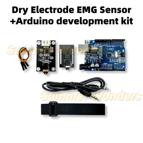 Dry Electrode EMG Sensor Low-power Biosensor Wearable Muscle Sensors Arduino STM32 DIY Device Provide Demo Code for Free