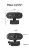 1080P HD Mini Webcam with microphone, usb interface supports laptop desktop computer, suitable for live video call conference