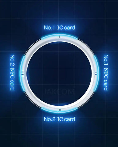 2024 New Jakcom R5 Smart Ring 6 RFID Cards Smart Sharing Smart Wearable Device for GPS ID IC NFC IOS Android WP Mobile Phones