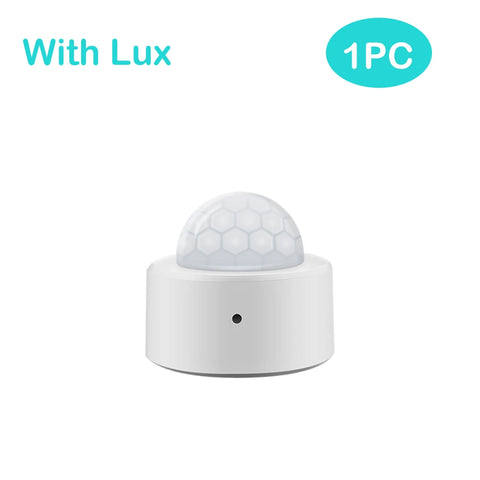 Tuya 2-in-1 Zigbee Mini PIR Motion Detector + Bright Lux Light