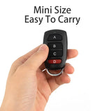 Mini Black 433MHz Wireless Remote Control Electric Garage Roll-up Door Security Alarm Controller Key ABCD 4 Buttons