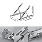 Portable Laptop Stand Aluminum Notebook Support Computer Bracket Macbook Air Pro Holder Accessories Foldable Lap Top Base