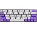 61 Key Set PBT Keycaps Ansi 60% Computer Gamer Mechanical Keyboard Cap Backlight OEM Miami DOLCH GK61 SK61 Anne pro 2 RK61 K617