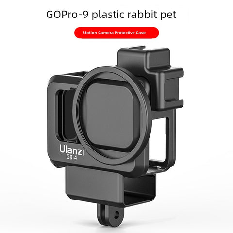 Excellent Basket Gopro12/11/10/9/8/7/6/5 Rabbit Cage Cold Shoe Vlog Dog Cage Hot Shoe Microphone Accessories