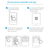 TTLOCK K3/K3F Fingerprint Access Control Door System Opener for Intercom Nfc Bluetooth Electric Gate Keypad 13.56Mhz RFID Card