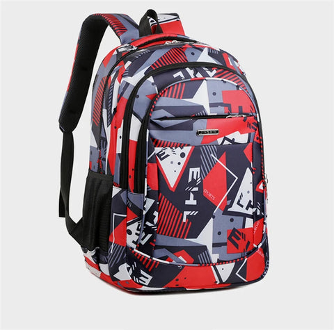 Geometric Oxford Backpack