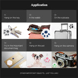 Dog Paw Shape Mini Smart GPS Tracker Keys Finder Locator Bluetooth Anti Lost Alarm Sensor Device Tracker For Kids Pets Luggage