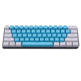 61 Key Set PBT Keycaps Ansi 60% Computer Gamer Mechanical Keyboard Cap Backlight OEM Miami DOLCH GK61 SK61 Anne pro 2 RK61 K617