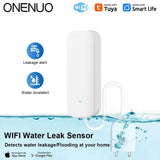 WiFi or Zigbee Water Leak Sensor Tuya Alarm Flood Leak Detector Smart Home Life APP Water Alert Overflow Alarm Security System