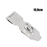 1/4PCS Stainless Steel Door Hasps Anti Theft Hasp Staple Shed Latch Box Gift Suitcase Wood Cabinet Home Lever Clasp Buckle