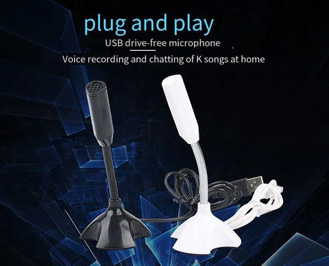 Professional High Quality Adjustable USB Microphone For Laptop And Computer Studio Singing Gaming Streaming Mikrofon Stand Mic