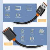 1.5m 6A USB 3.0 Extension Cable Female To Male Extender Cord High Speed Transmission Data Cable for Computer Camera TV Cable